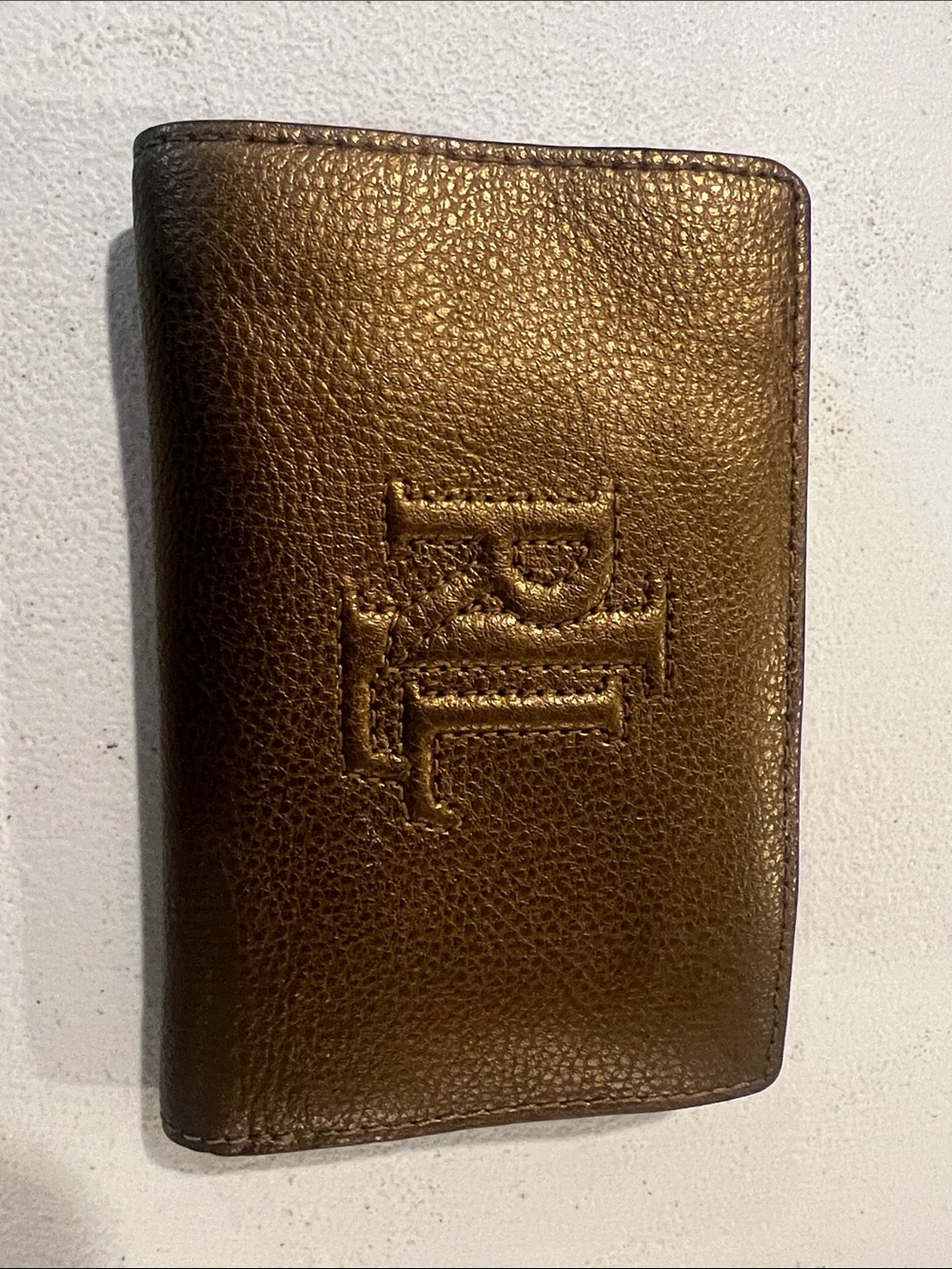 Lauren Ralph Lauren Embossed Leather Wallet - Brown